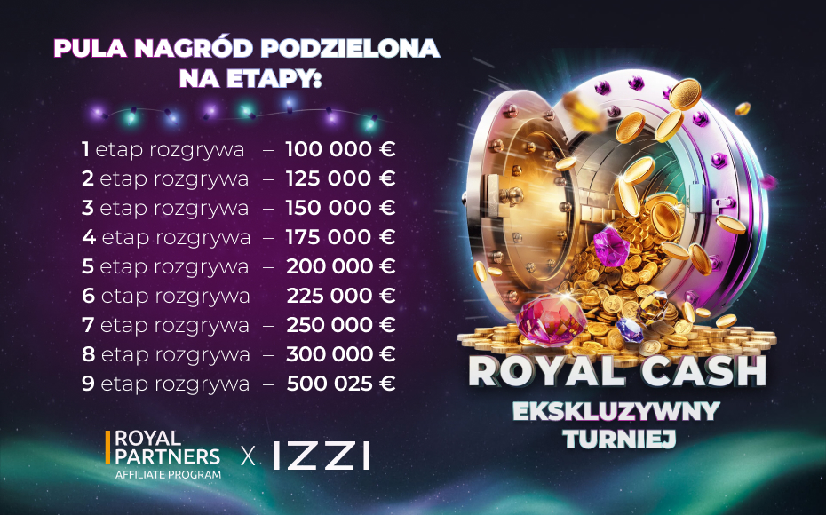 {19} Turnieju w Izzi Casino organizowanym przez Royal Partners.