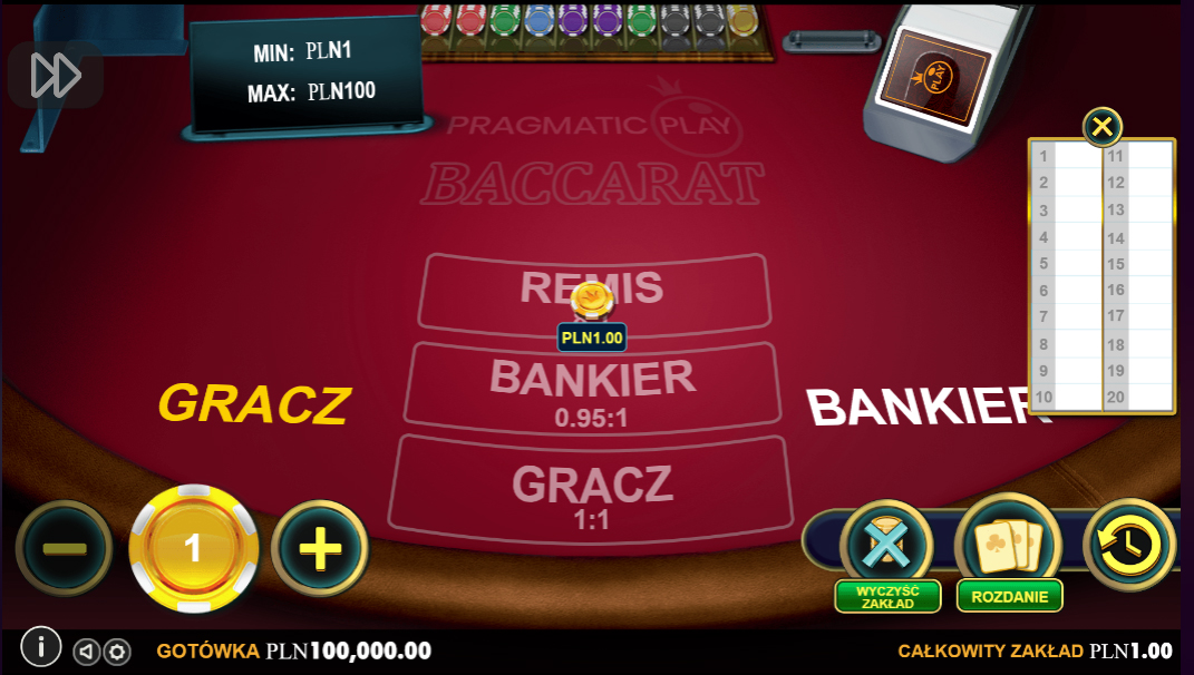 The Baccarat - Red Tiger