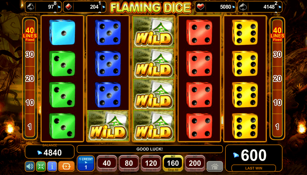 Flaming Dice