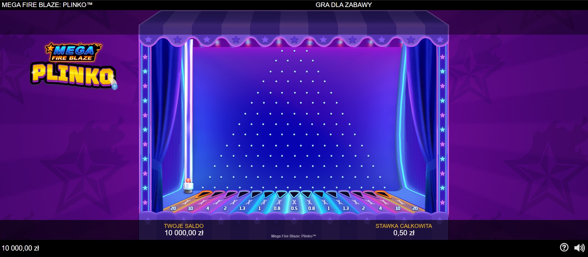 Mega Fire Blaze: Plinko